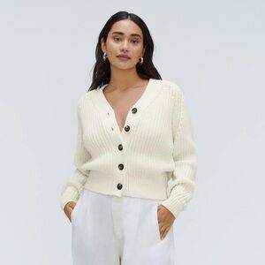 Everlane The Texture Cotton Cardigan
